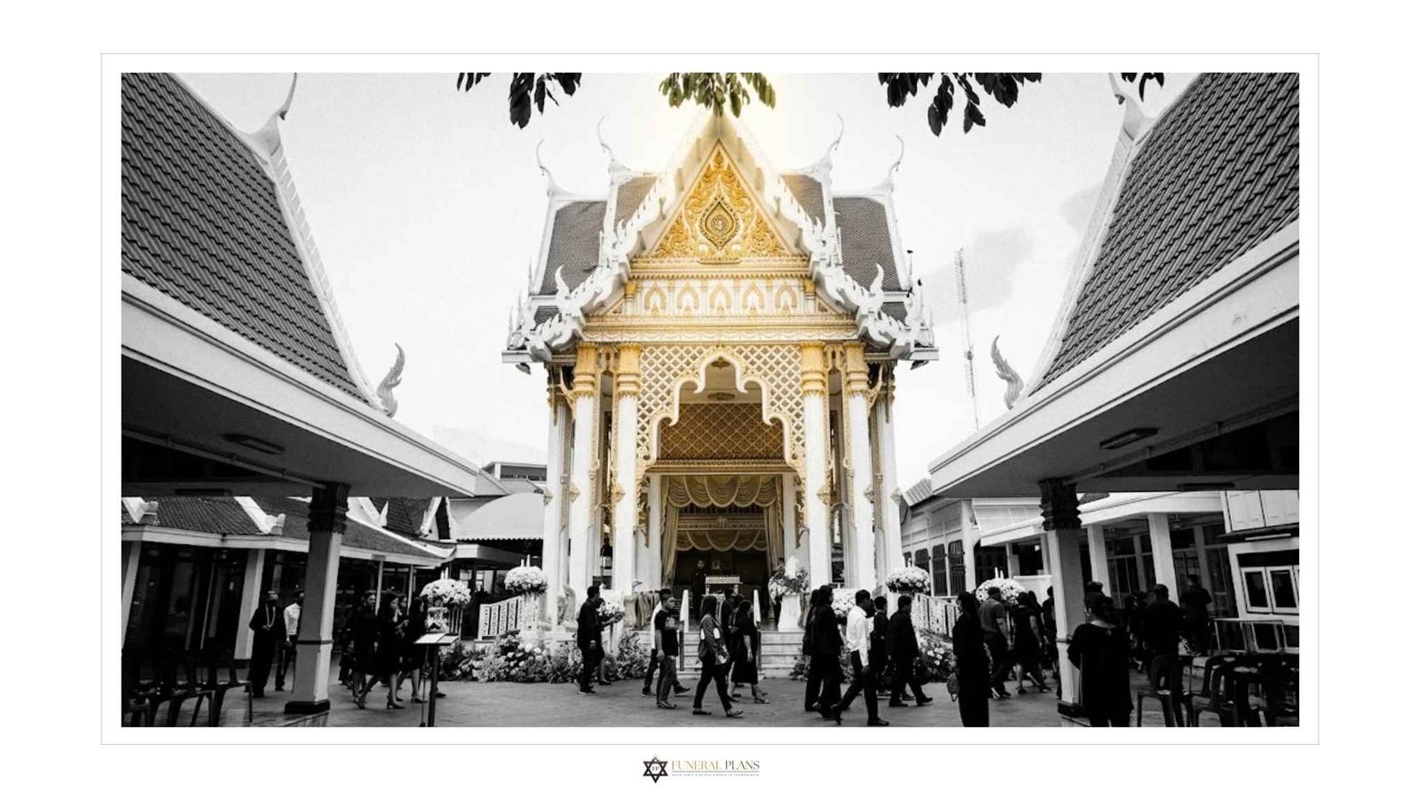 เชิญหีบศพเวียนเมรุ วัดมกุฏกษัตริยาราม